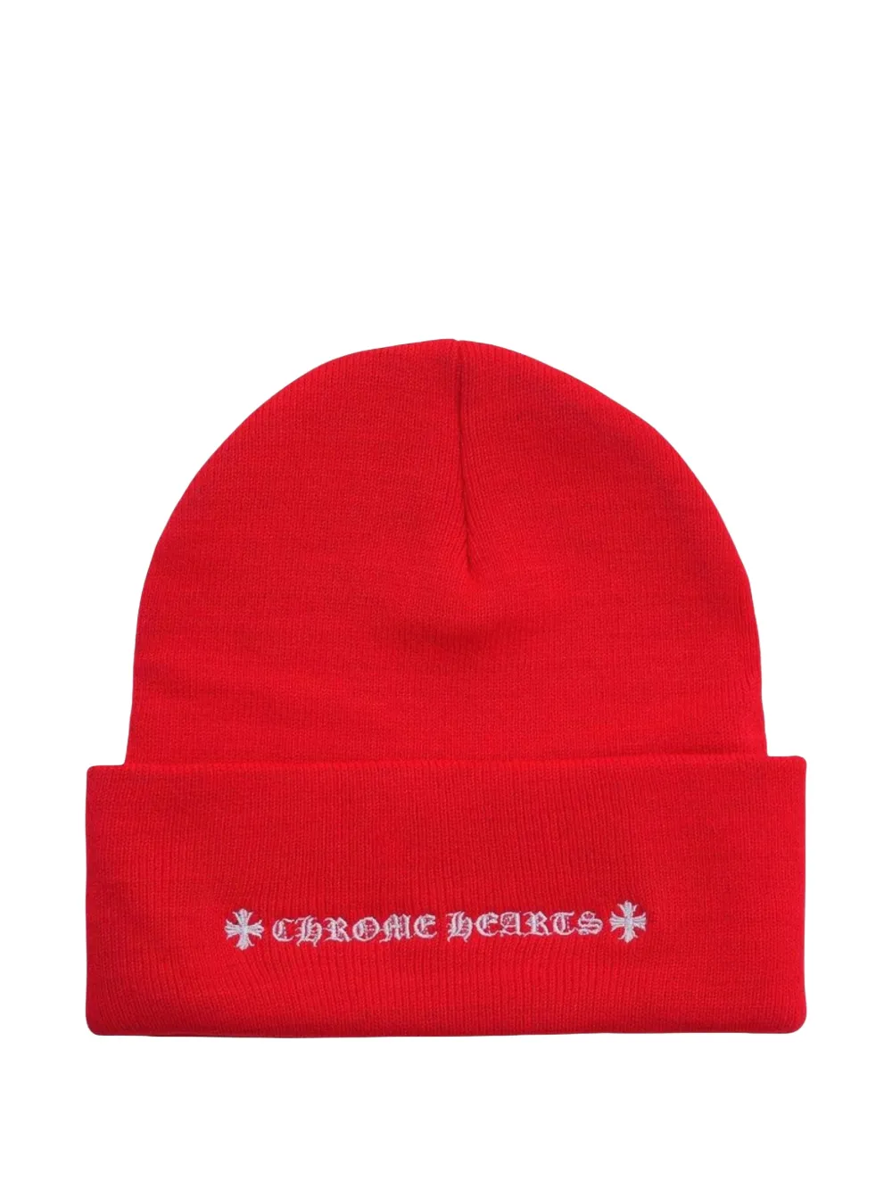 Chrome Hearts ロゴ ビーニー | レッド | FARFETCH JP