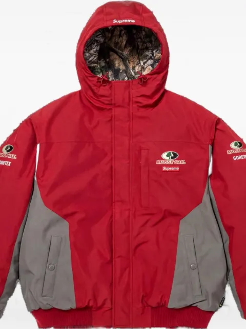 Supreme GORE-TEX Mossy Oak zip-up jacket