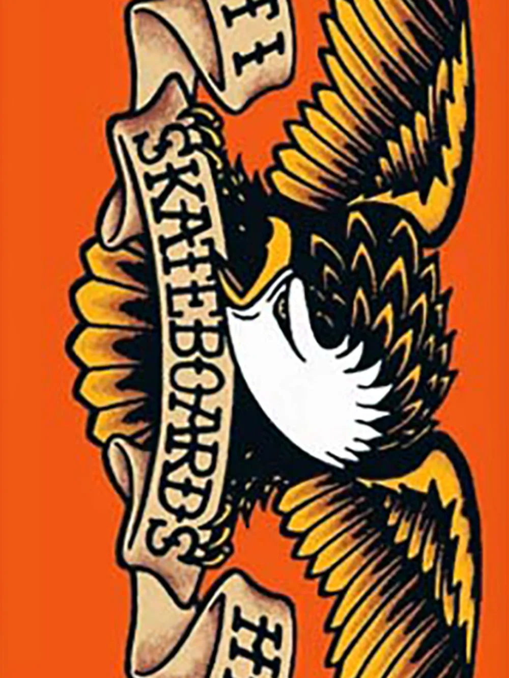 Supreme Antihero Classic Eagle Deck skateboard Oranje