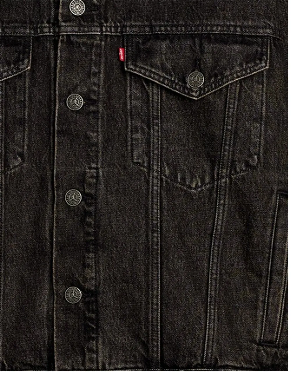 Jordan x Levi's Type III Trucker denim jack Zwart