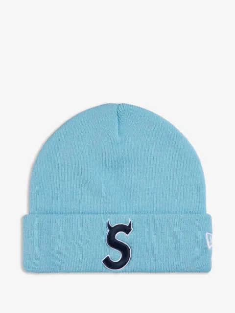 Supreme x New Era Devil S logo-embroidered beanie hat