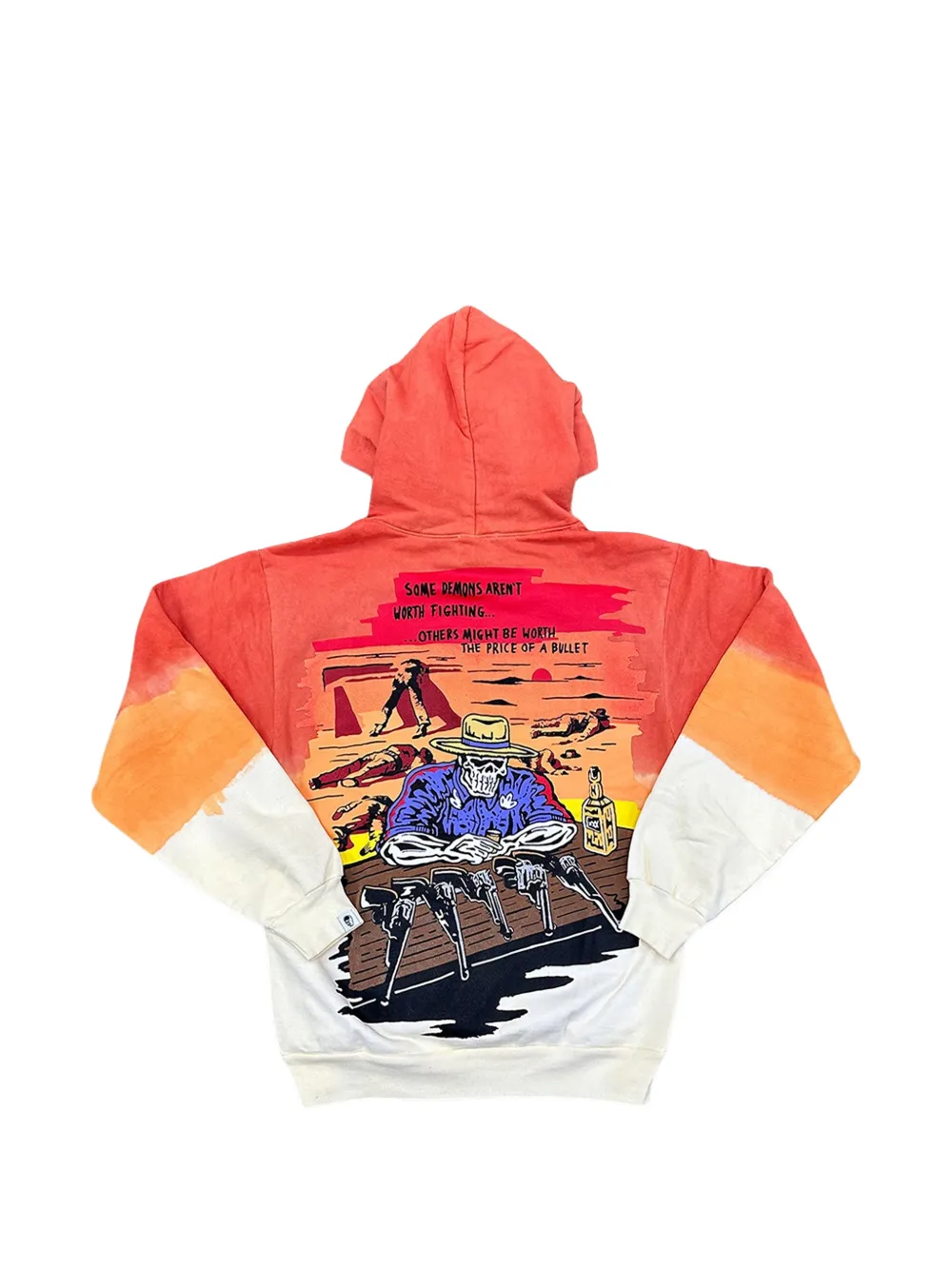 Warren Lotas graphic-print hoodie - Orange