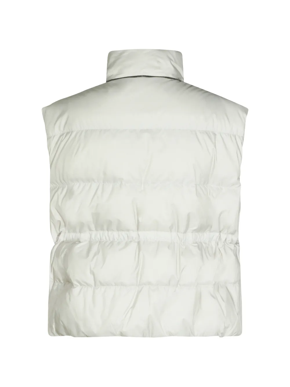 Brunello Cucinelli Gewatteerde bodywarmer Wit