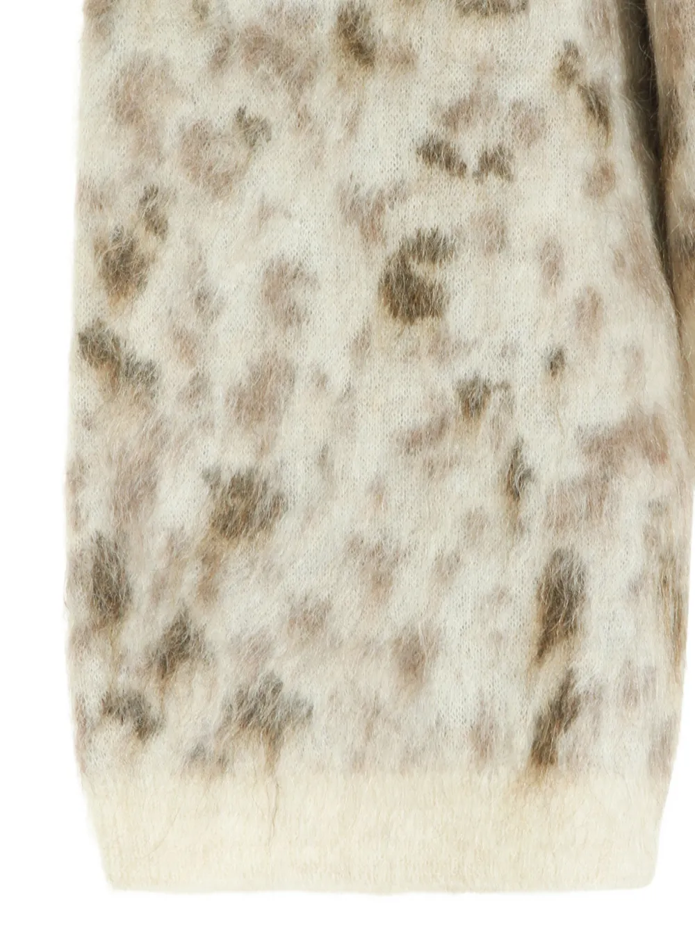  Brunello Cucinelli Jersey Con Estampado De Leopardo - Neutro 