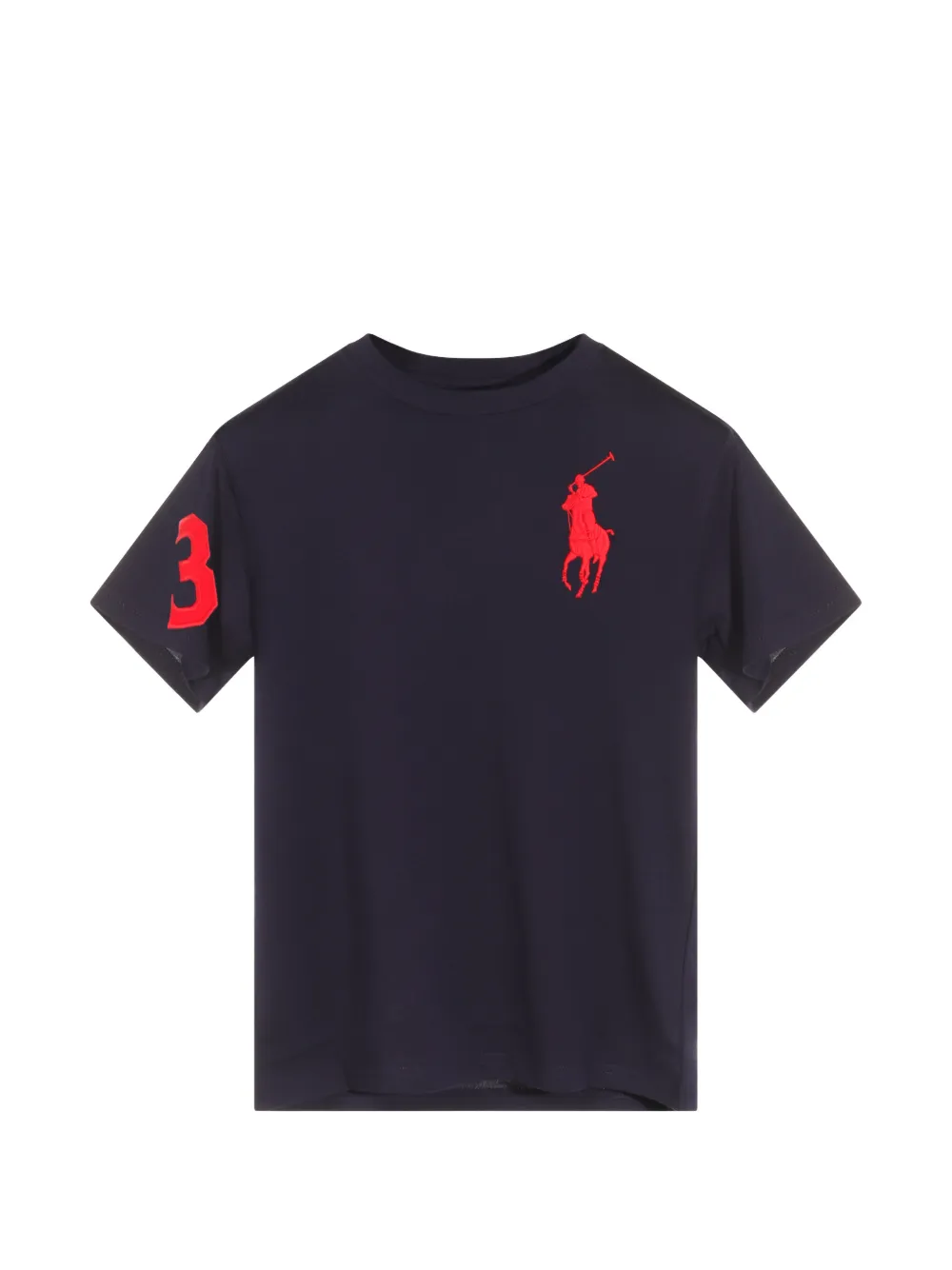 POLO RALPH LAUREN KIDS embroidered-logo T-shirt - Blu