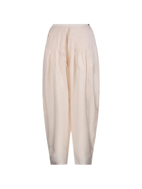 LAMRONS pleated accordion-style trousers