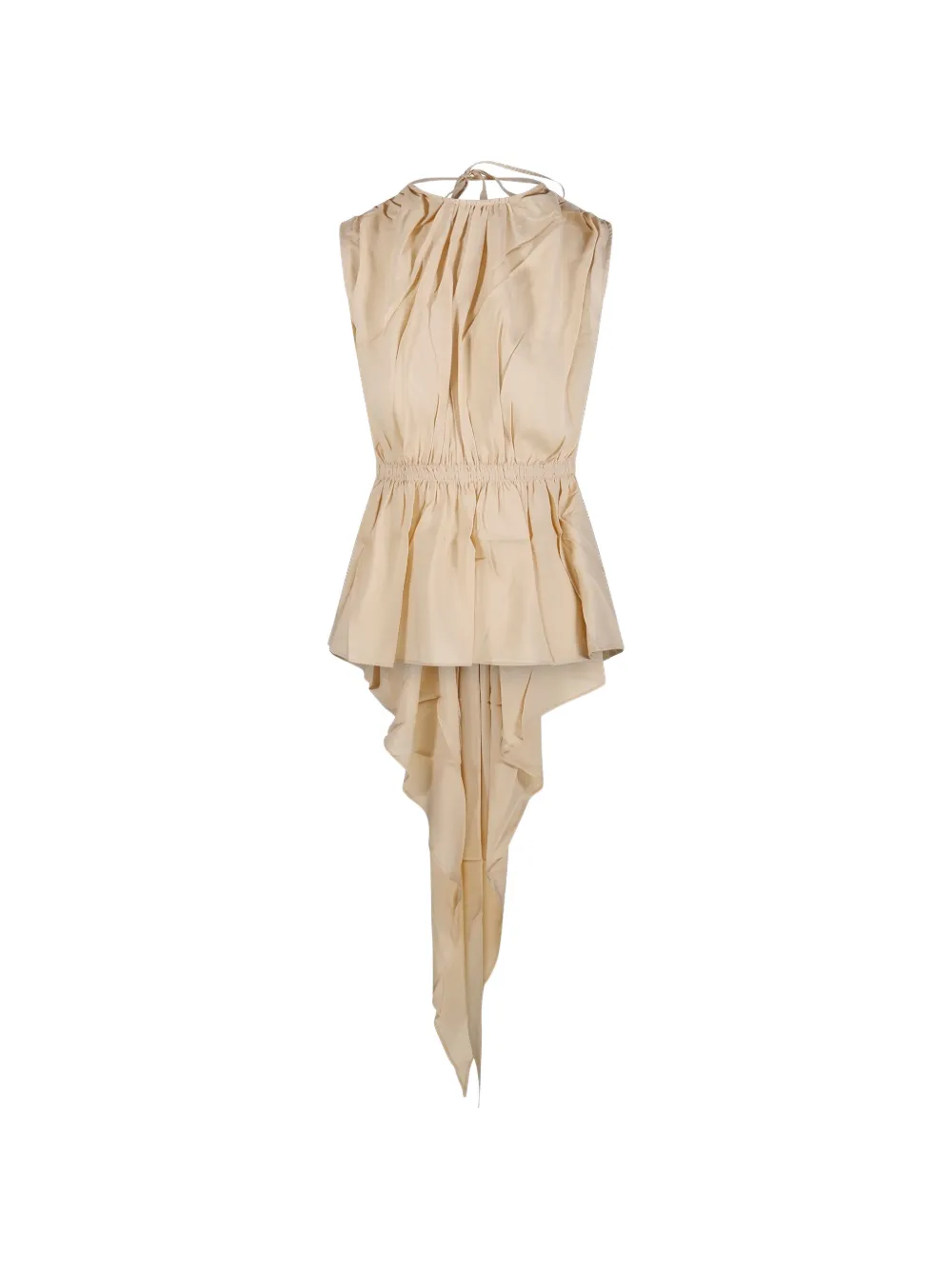 LAMRONS swallowtail-shaped top - Toni neutri