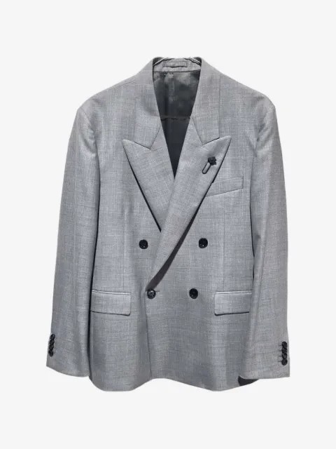 Lardini Blazer doppiopetto con revers a lancia