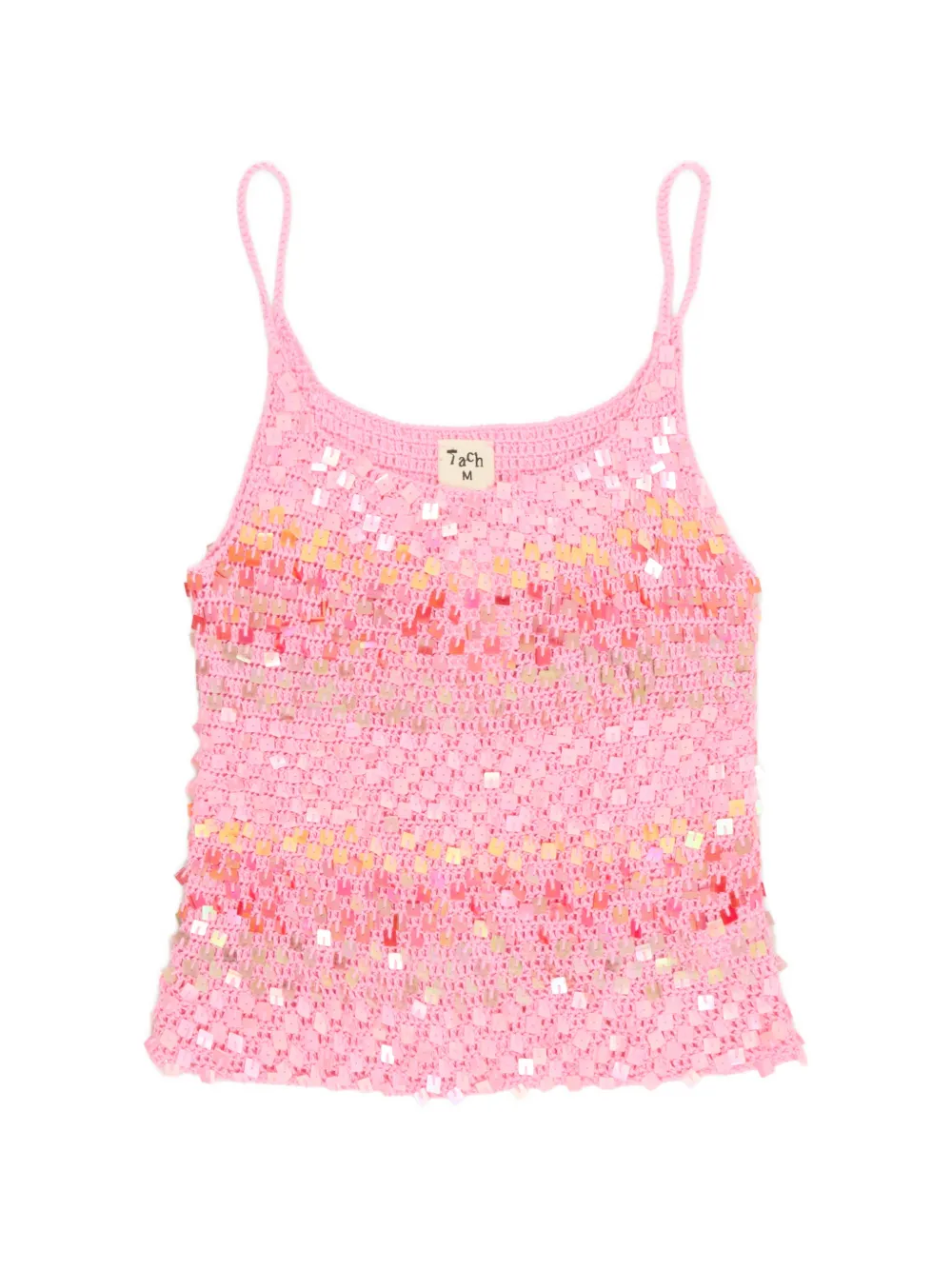 TACH CLOTHING Arenita sequin-embellished top - Rosa