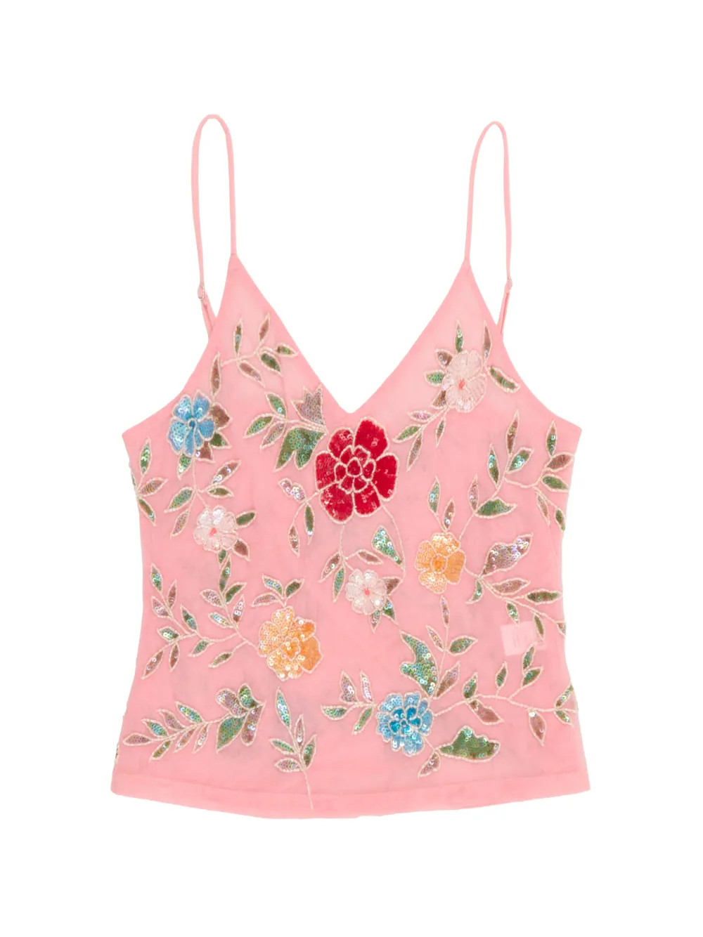 TACH CLOTHING Ezra sequin-embellished top - Rosa