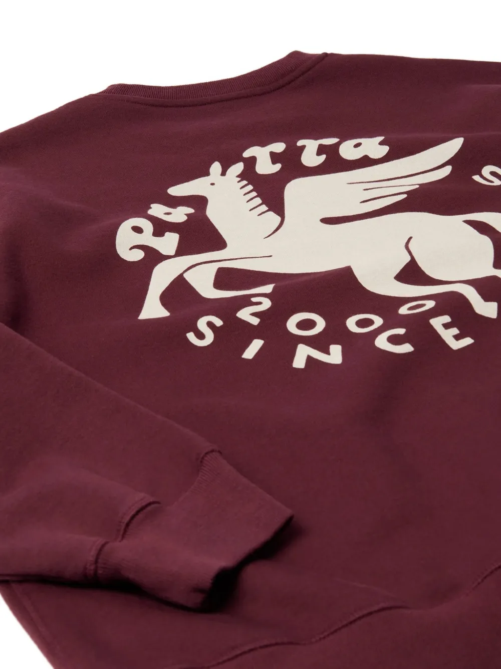 BY PARRA Gasoline sweater met ronde hals Rood