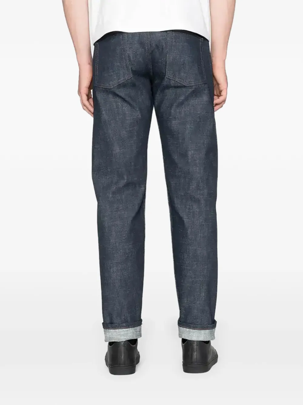Naked and Famous Easy Guy Greencast Selvedge jeans Blauw