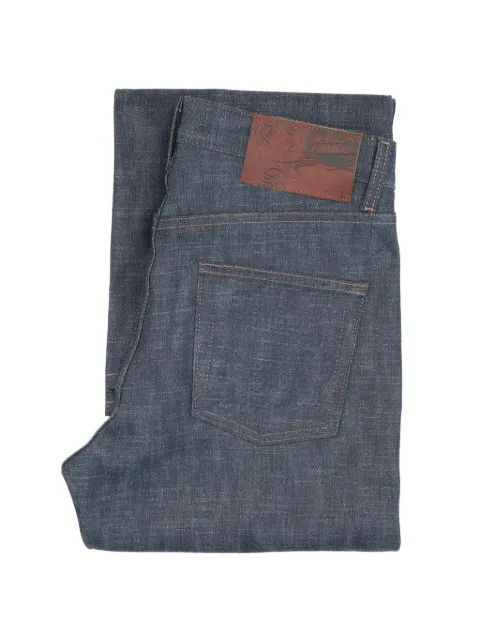 Naked and Famous Strong Guy Greencast Selvedge jeans