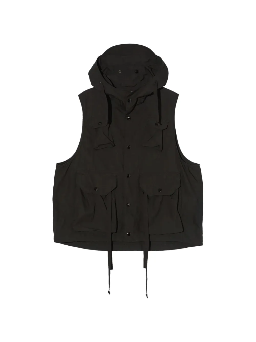 Engineered Garments Hooded Multi-pocket Field Vest
