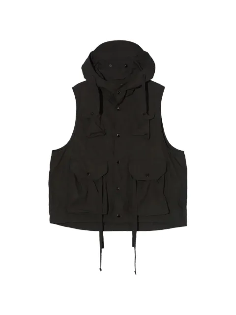 Engineered Garments hooded multi-pocket field vest
