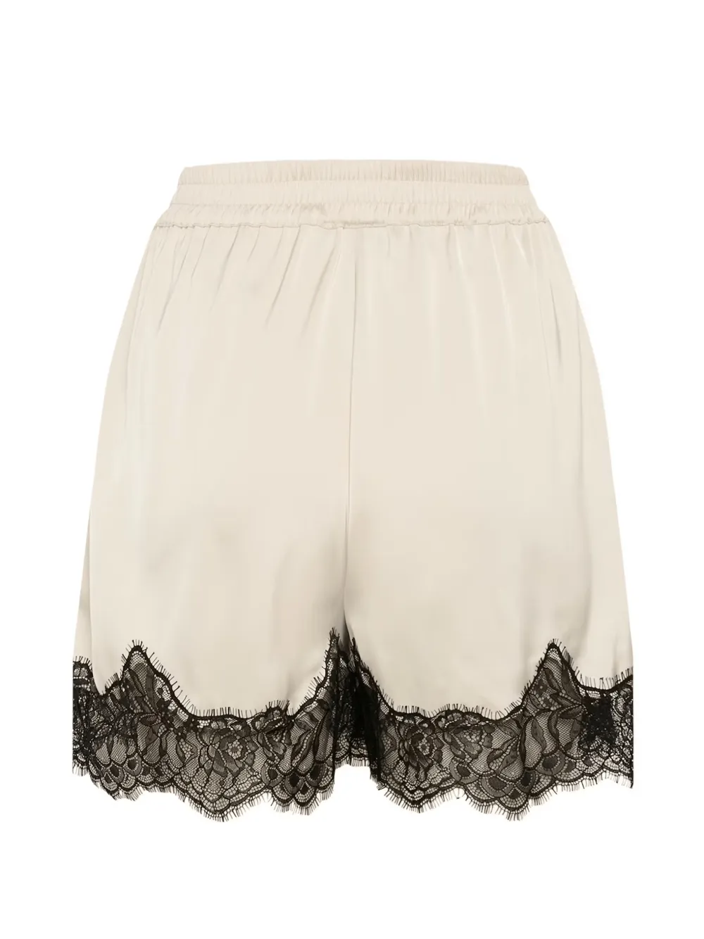 Gestuz Lalou lace-trim shorts - Nude