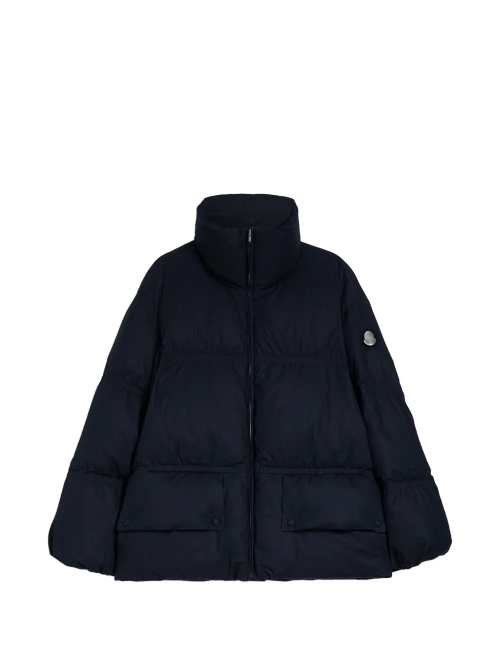 Jil Sander quilted high-neck jacket - Blau