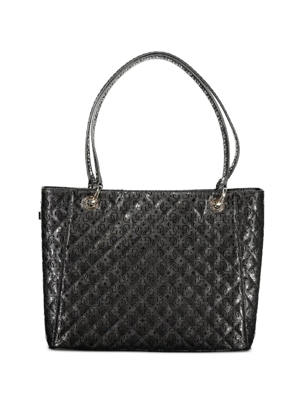 GUESS USA Gewatteerde shopper Zwart