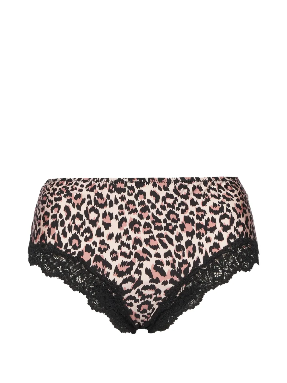 GUESS USA Pyjama met luipaardprint en kant Roze