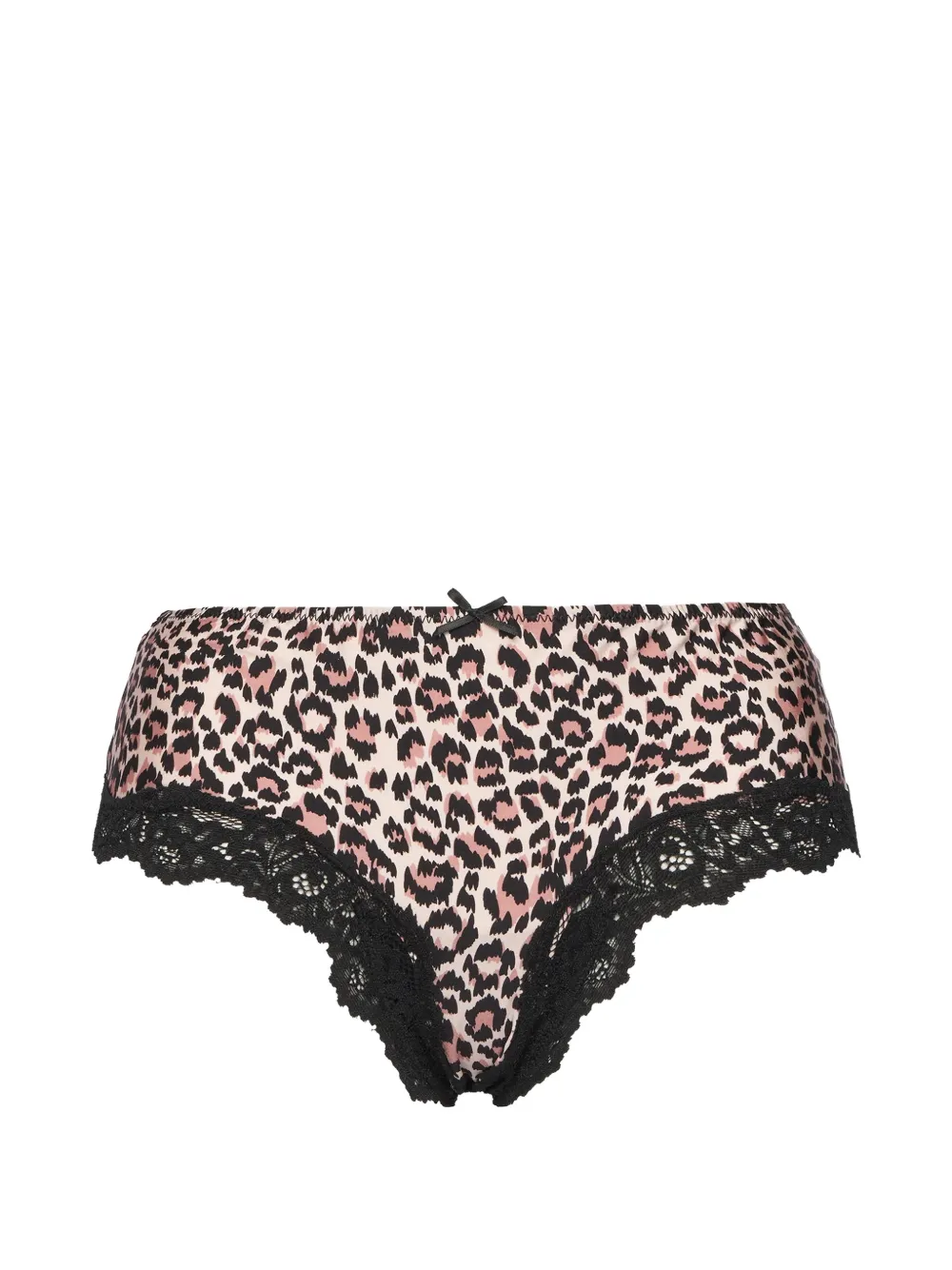 GUESS USA Pyjama met luipaardprint en kant Roze