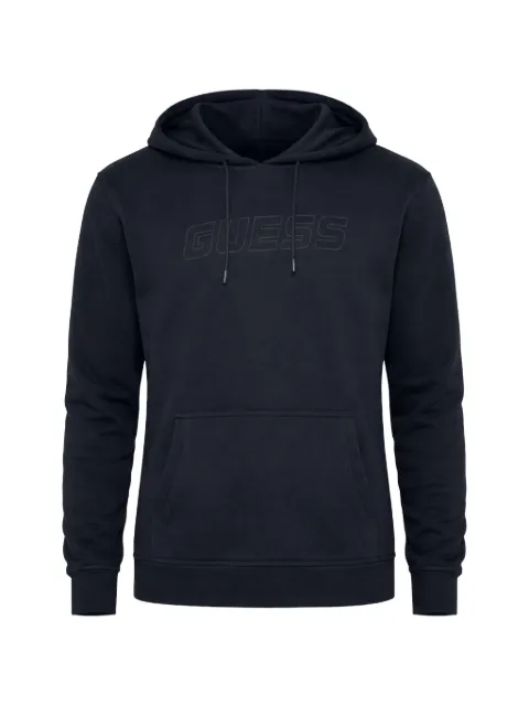 GUESS USA embossed-logo hoodie