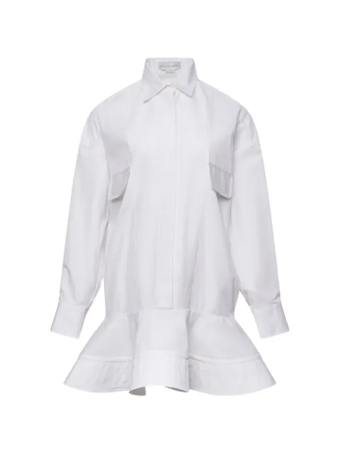 Stella McCartney ruffled-hem shirt dress