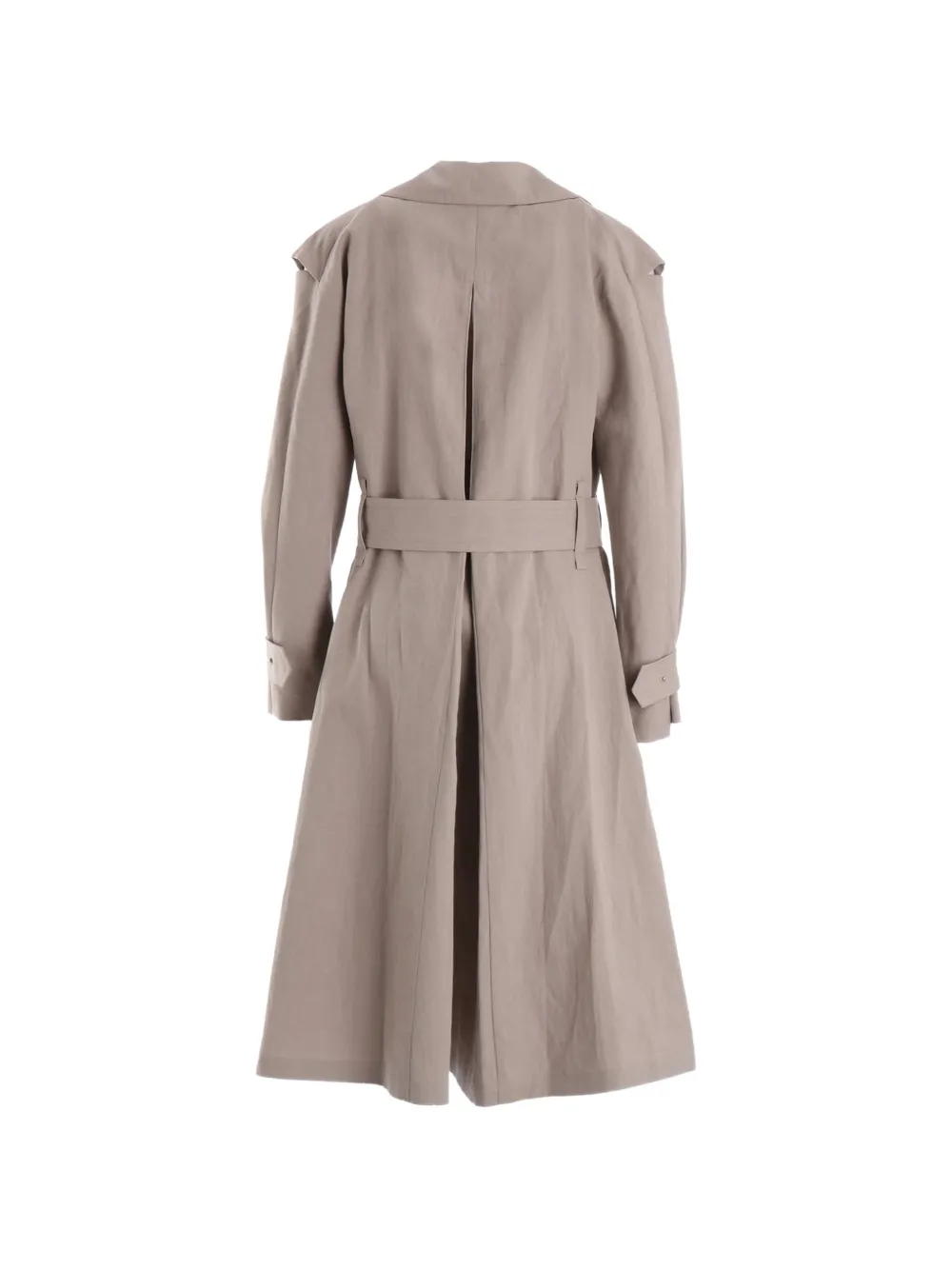 Yohji Yamamoto C Li trenchcoat met ceintuur Beige