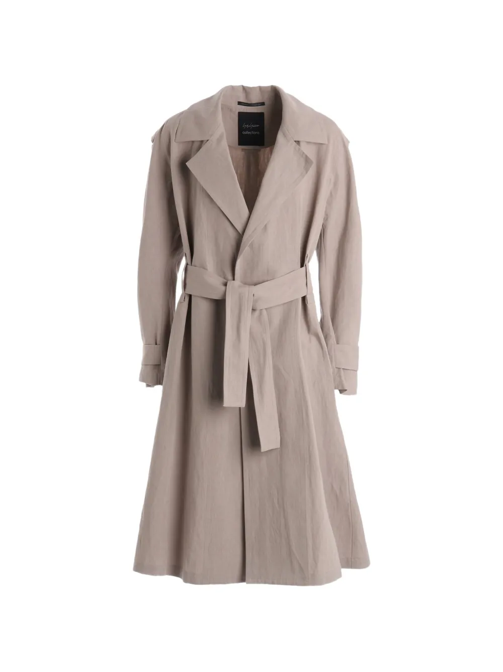 Yohji Yamamoto C/Li belted trench coat - Toni neutri