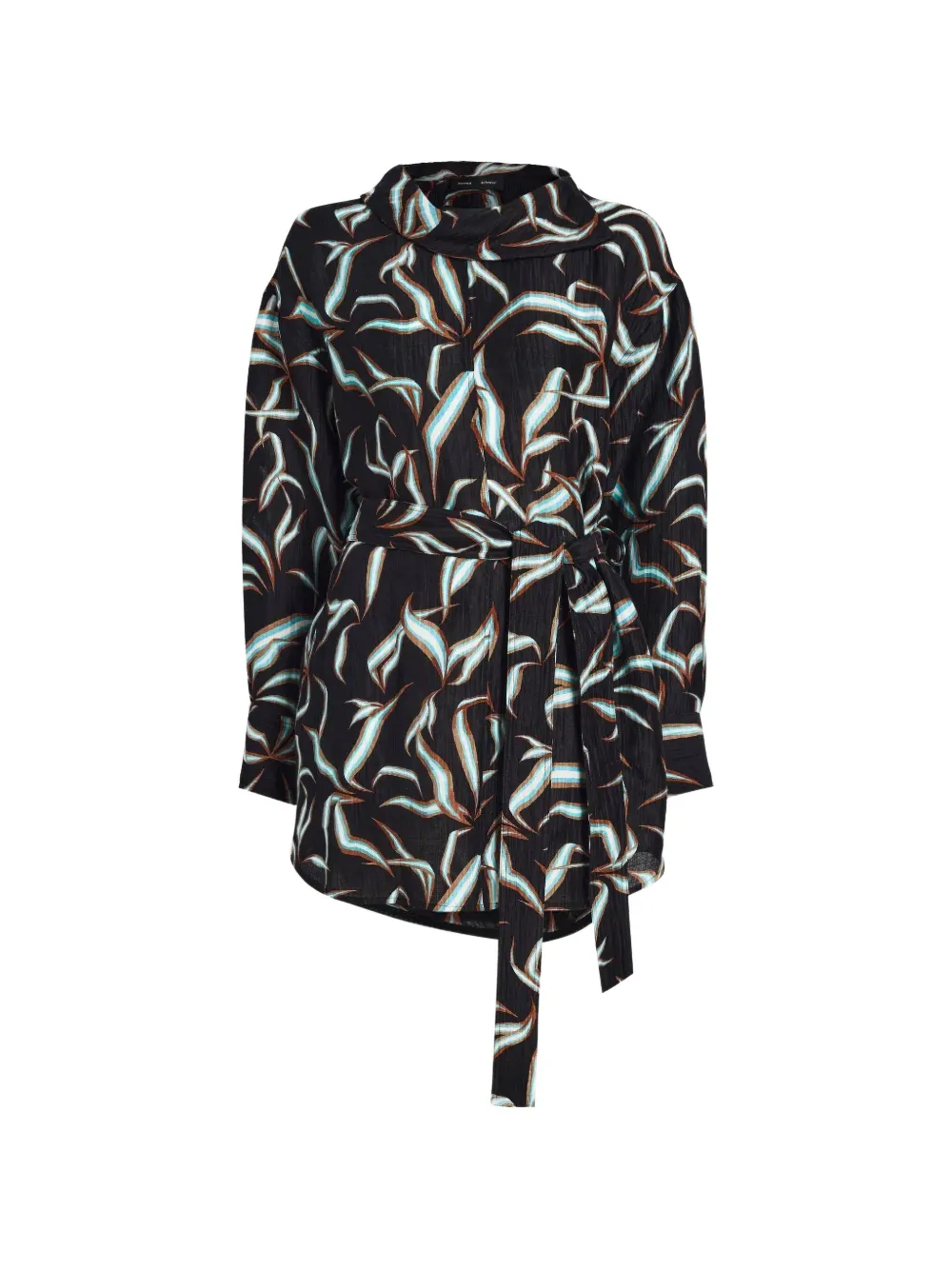 Proenza Schouler Lalia printed mini dress - Nero