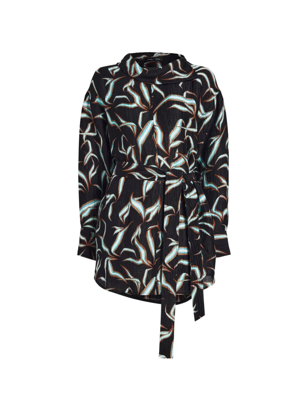 Proenza Schouler robe courte Lalia imprimée - Noir Proenza Schouler robe courte Lalia imprimée - Noir