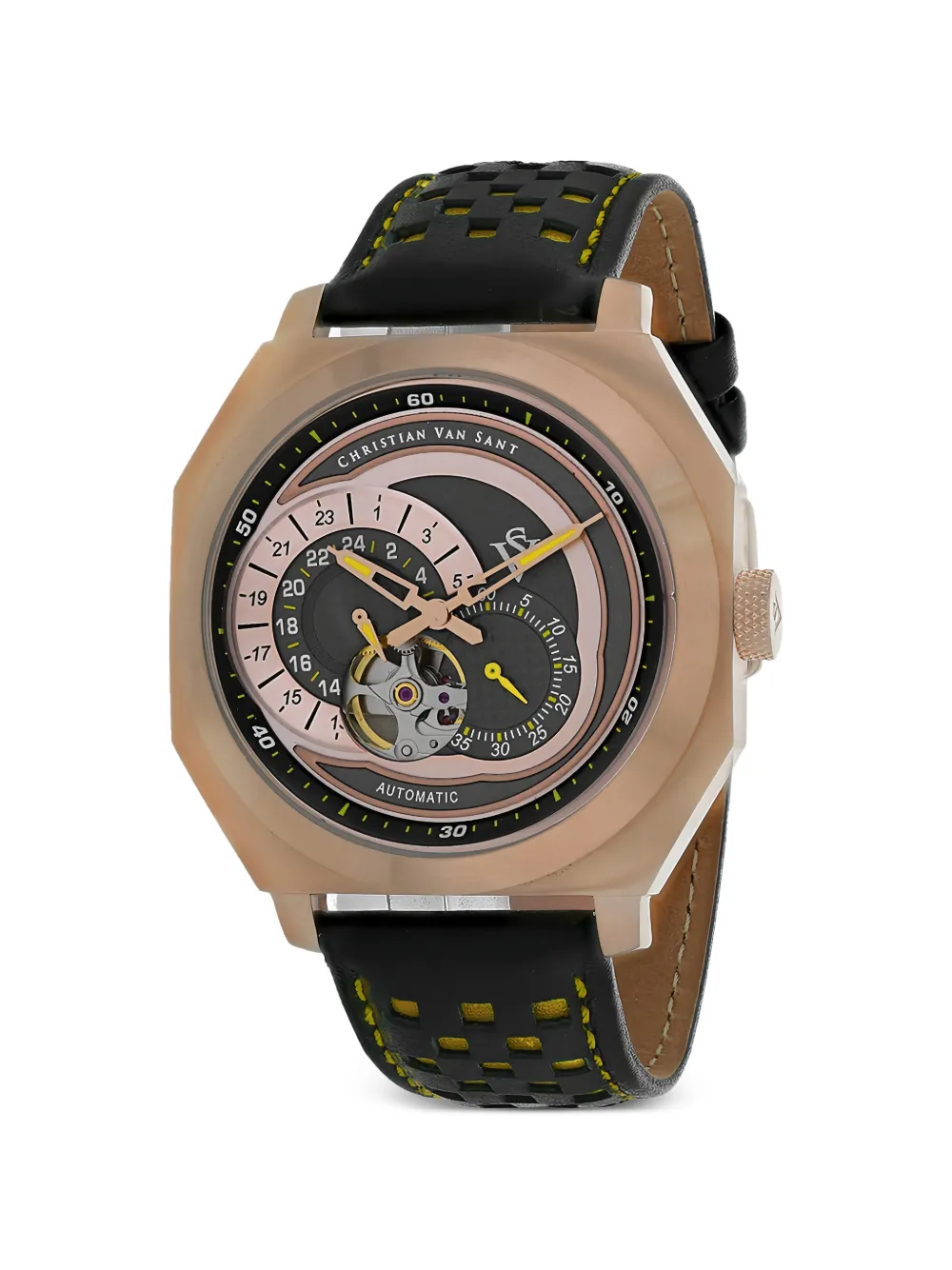 CHRISTIAN VAN SANT Machina 42mm watch - Grigio