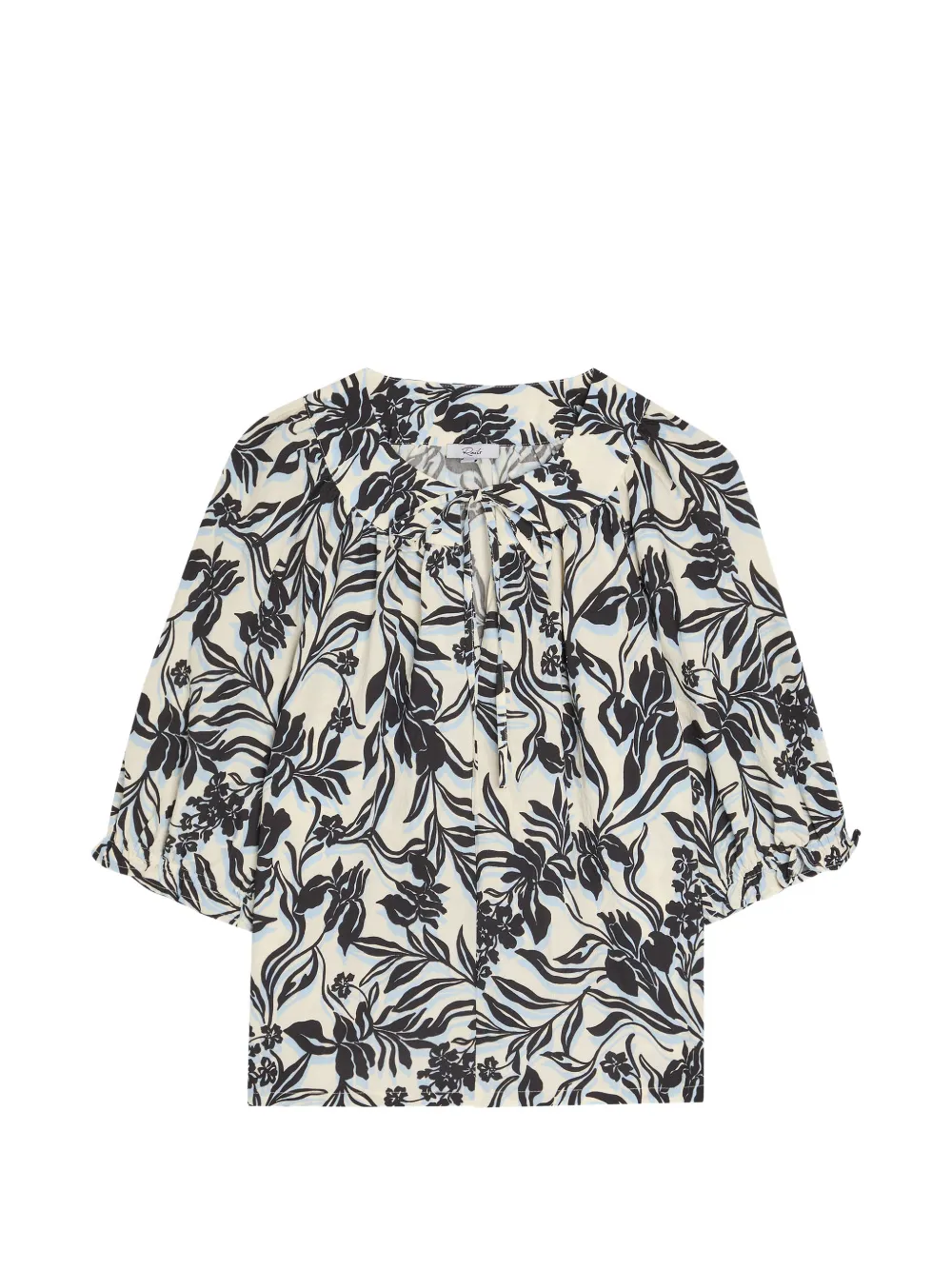Rails Belina floral-print blouse - Nude