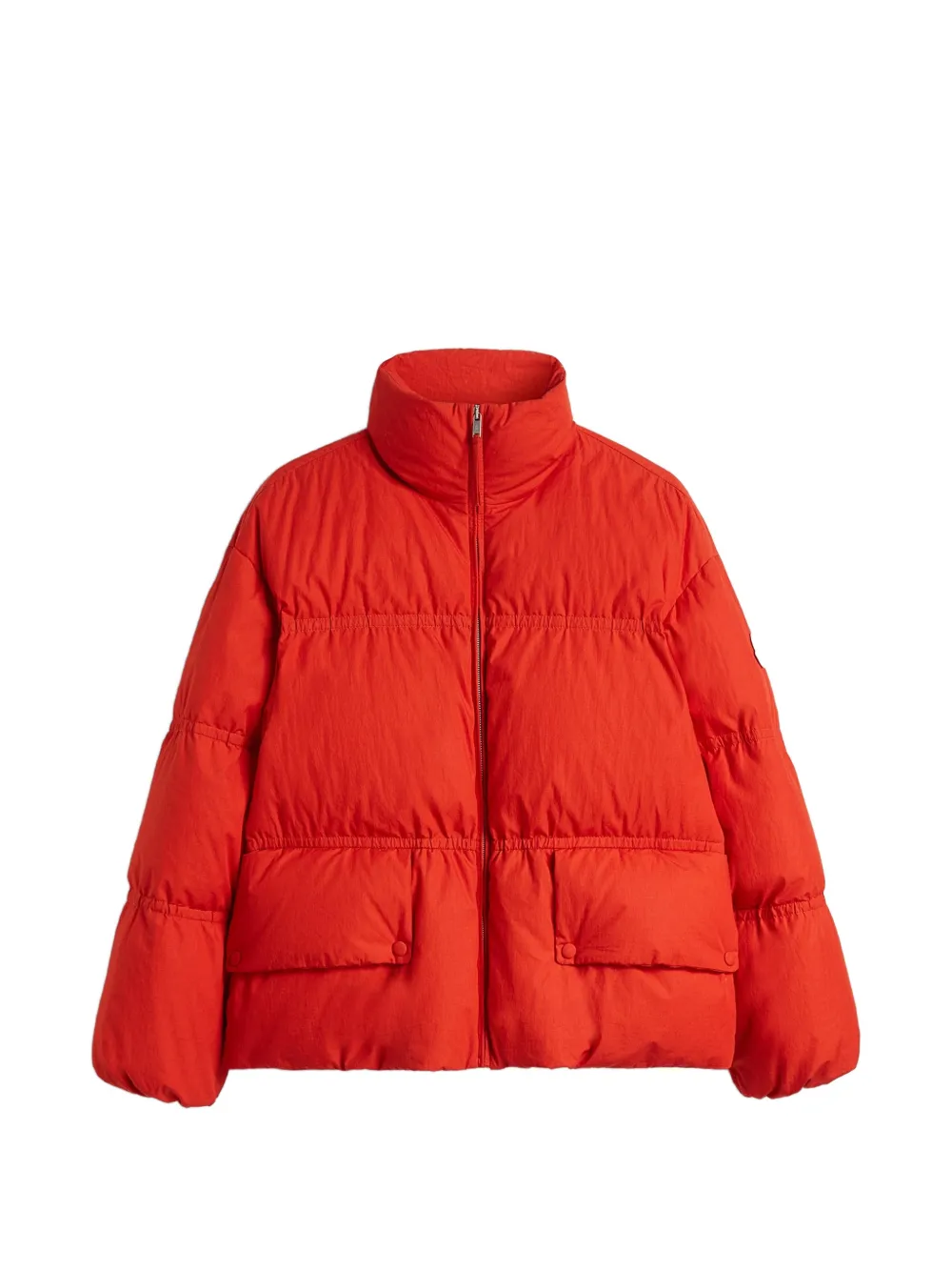 Jil Sander x Moncler zip-up puffer jacket - Rot