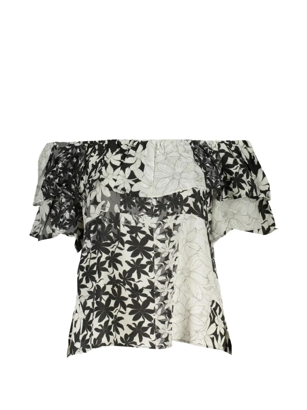 Desigual floral-print blouse - Bianco