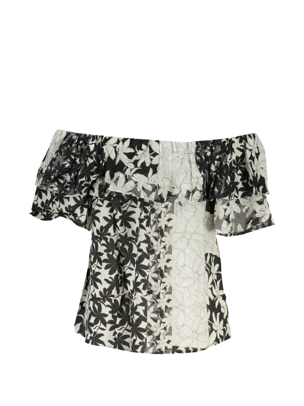Desigual Shirt met bloemenprint Wit