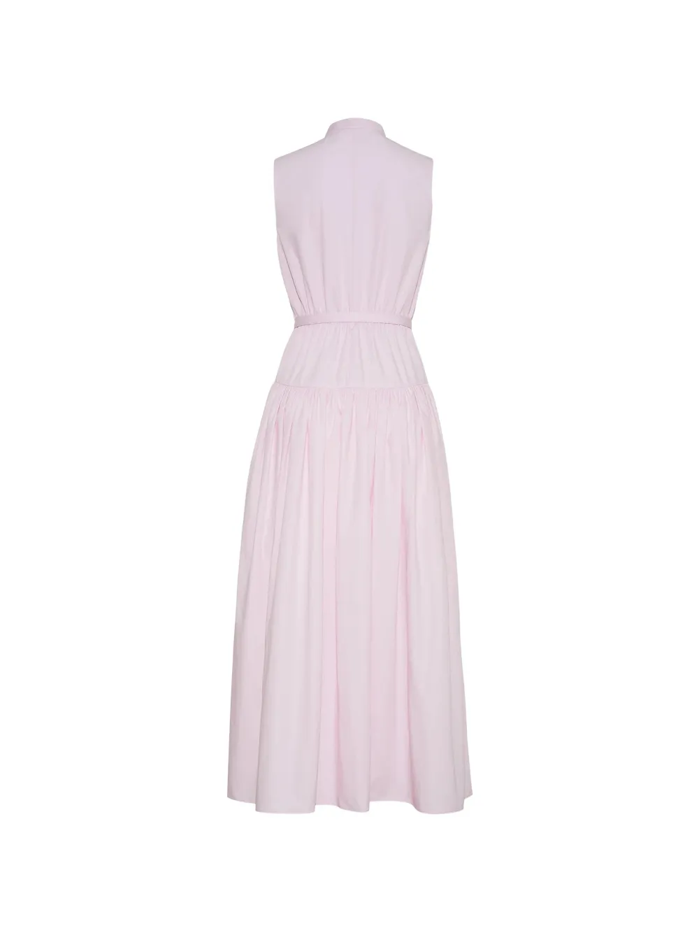 Adam Lippes Arden mouwloze jurk met riem Roze