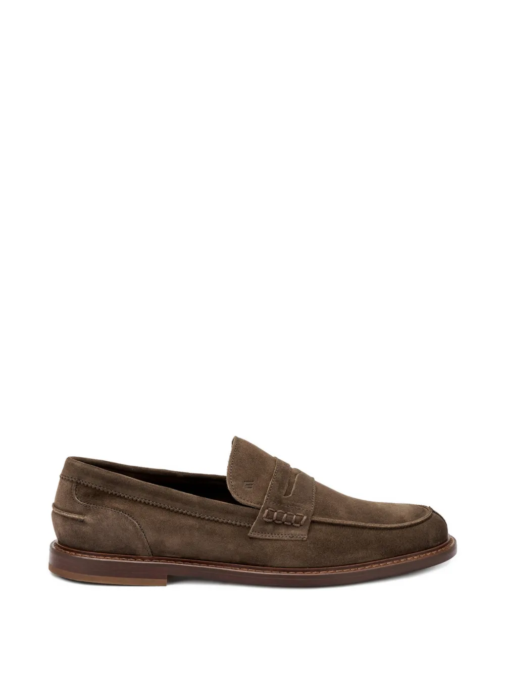 FRAU suede penny loafers - Marrone