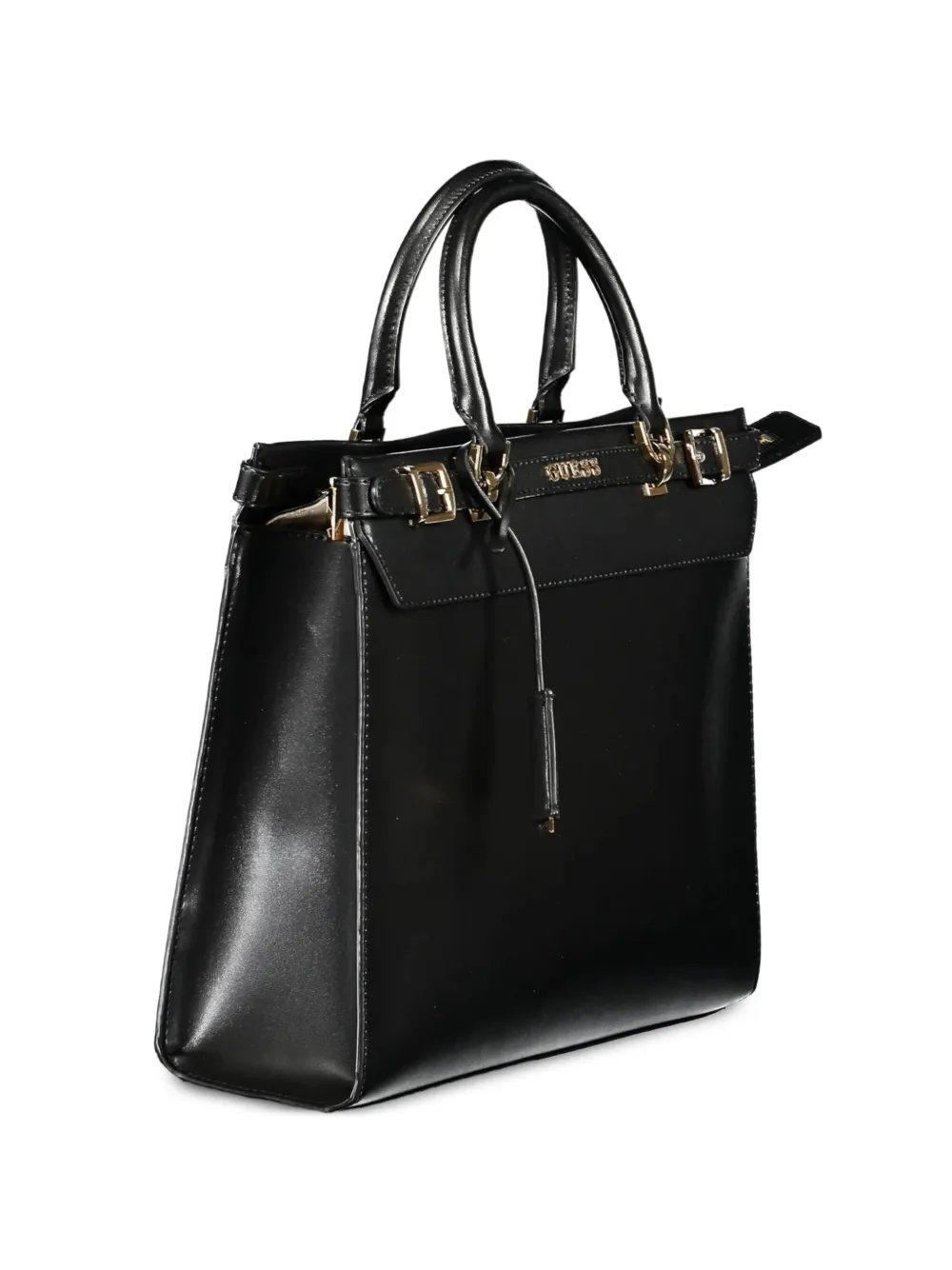 GUESS USA shopper met gespdetail en logo Zwart