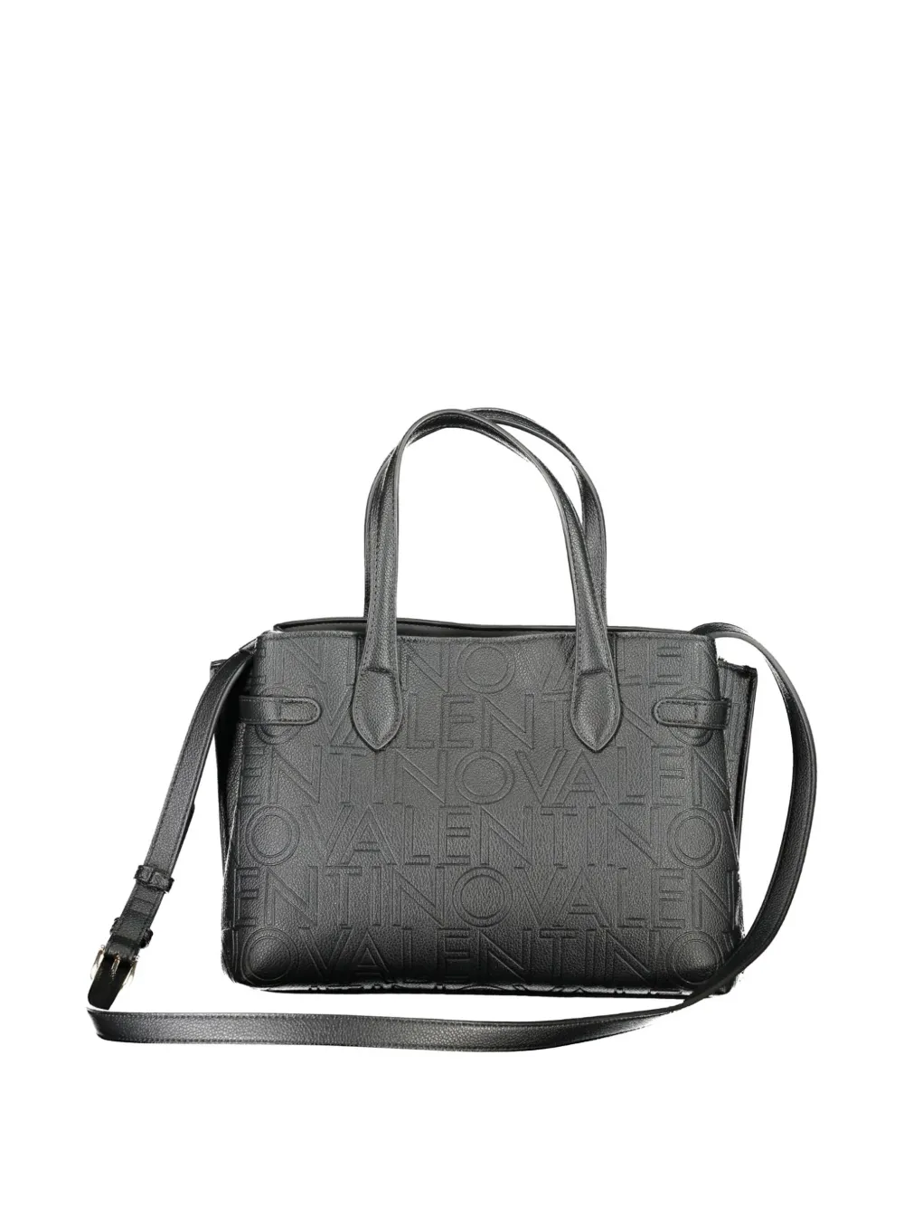 MARIO VALENTINO Shopper met logo-reliëf Zwart