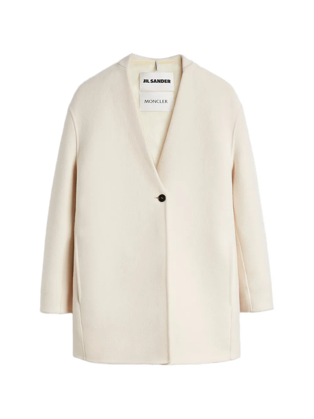 Jil Sander x Moncler reversible V-neck jacket - Neutrals