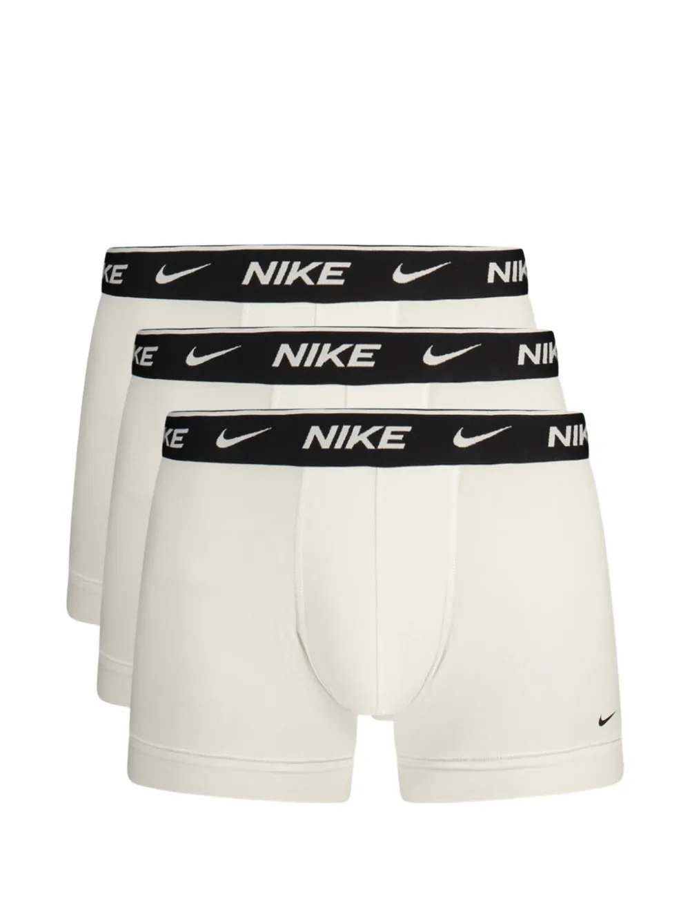Nike logo-waistband boxers - Bianco