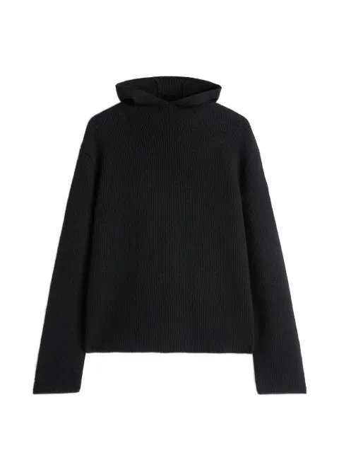 Jil Sander x Moncler ribbed-knit hood sweater