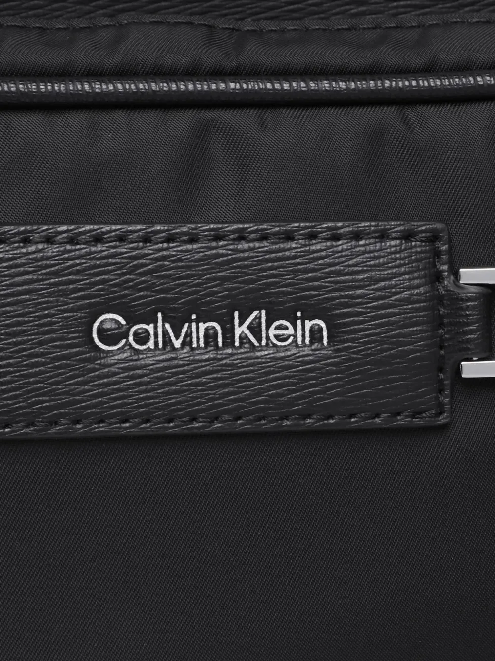 Calvin Klein Schoudertas met logopatch Zwart