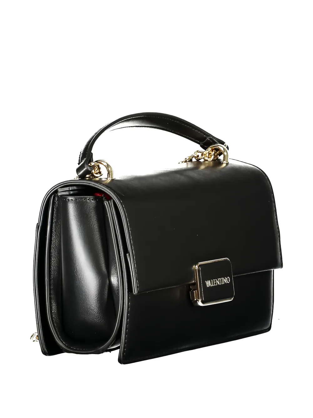 MARIO VALENTINO Alpheus shopper met kettingbandje en handgreep Zwart