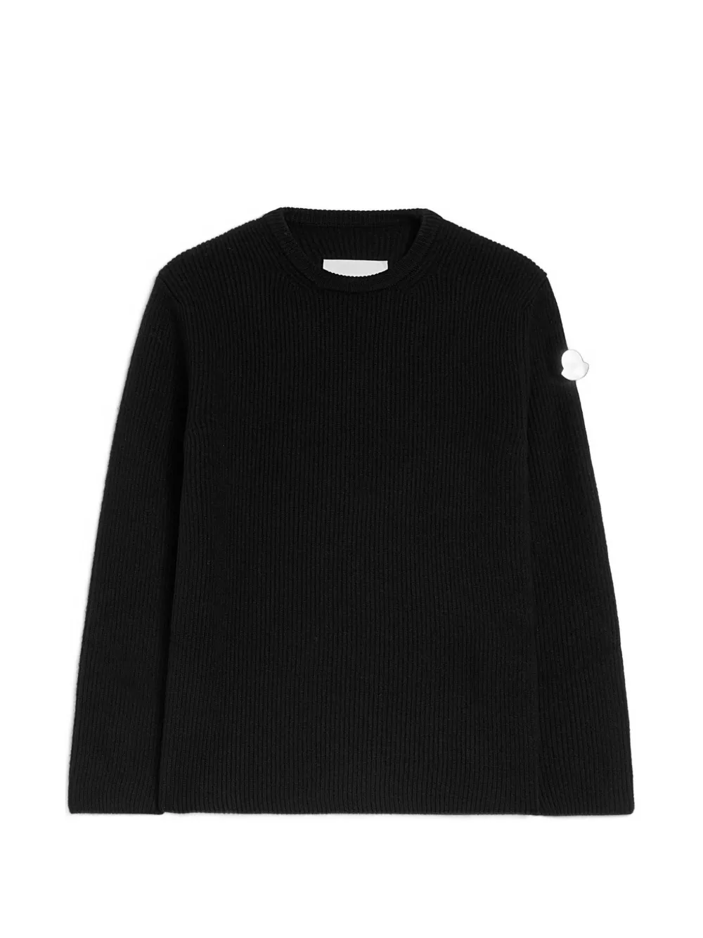 Jil Sander x Moncler ribbed sweater - Nero