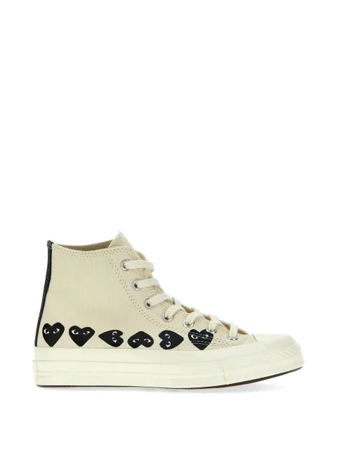 Comme Des Garçons X Converse Play heart-print sneakers