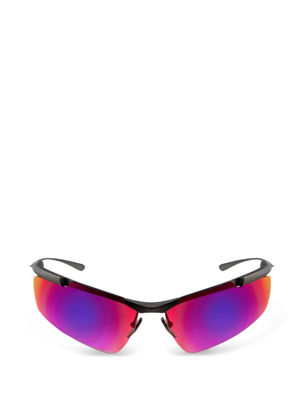 Balenciaga Boomerang Cat sunglasses - Argento