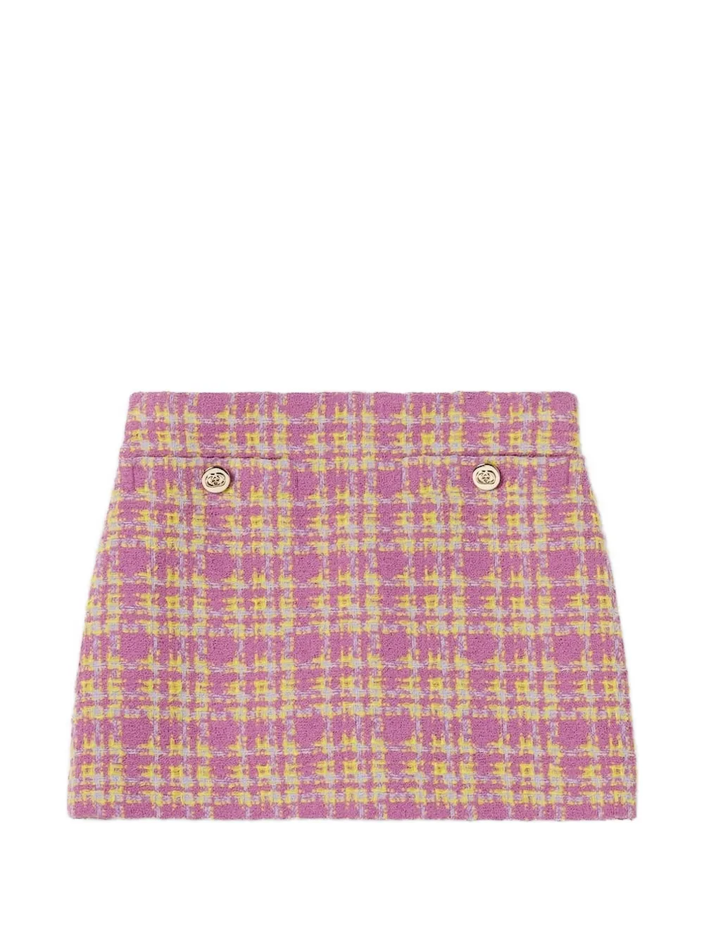 Gucci bouclé mini skirt - Rosa