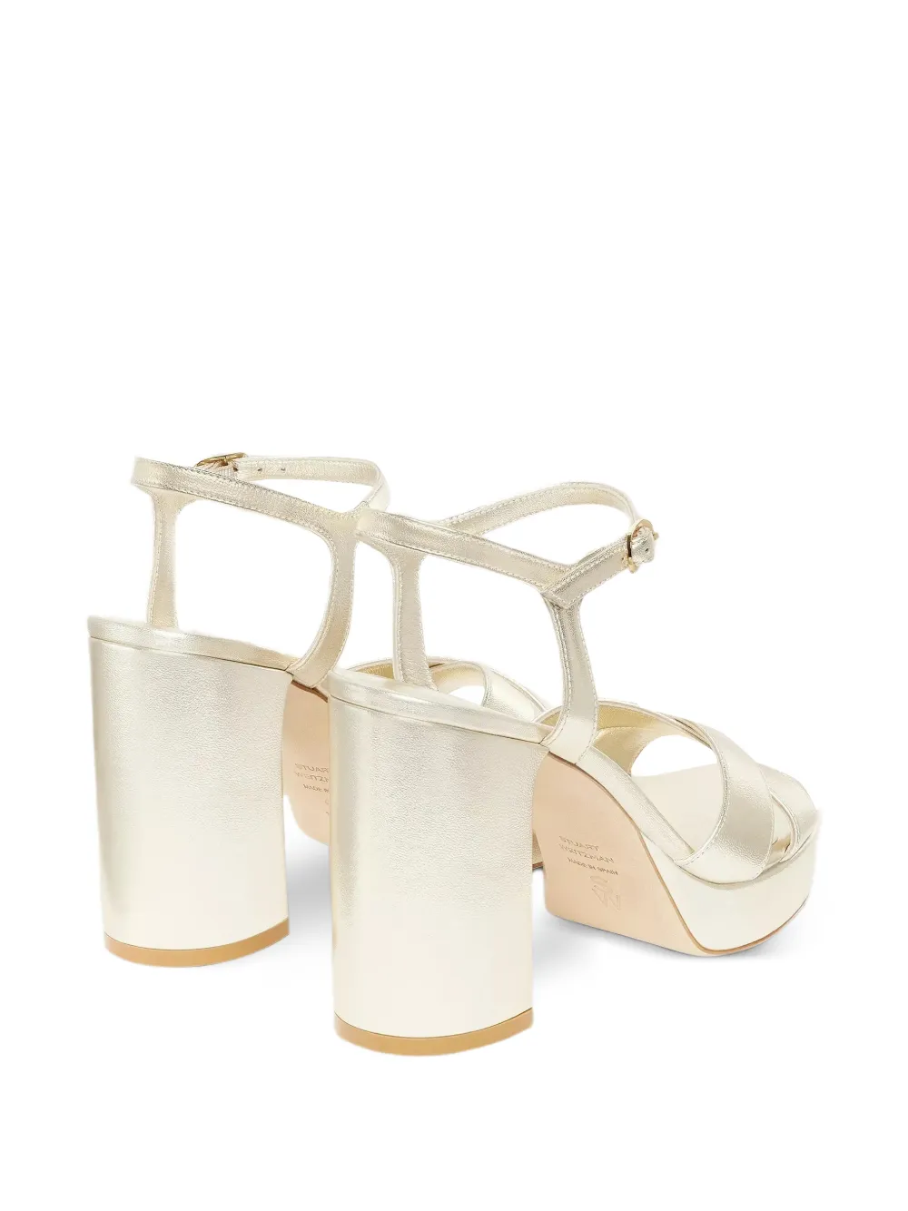 Stuart Weitzman Dayna heeled sandals Goud