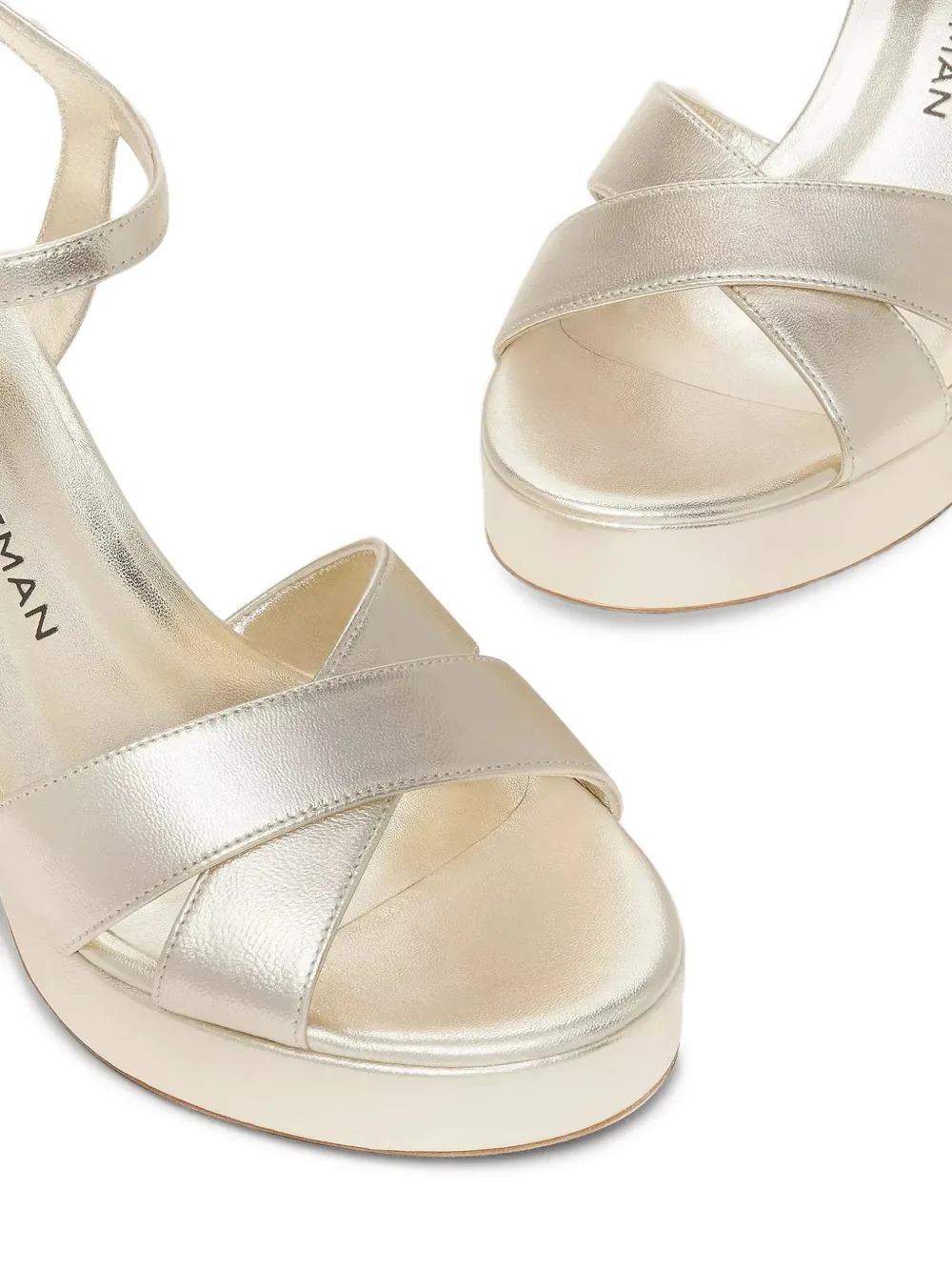 Stuart Weitzman Dayna heeled sandals Goud